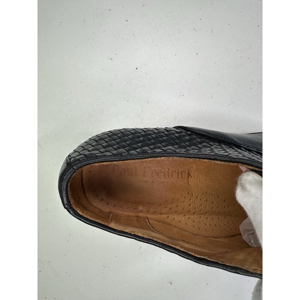 Paul Frederick Dress Shoes Sz 9 M Mens Black Textured Leather - Picture 9 of 9